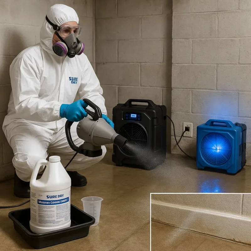 Sanitization and Odor Removal process in Bovina, TX